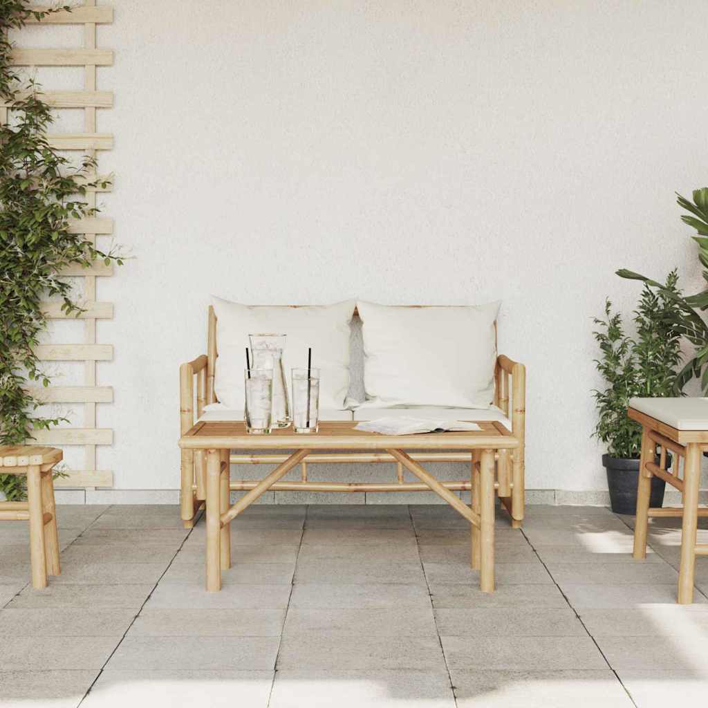 Coffee Table Brown 90 x 50 x 43 cm Bamboo